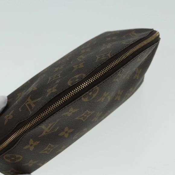 LOUIS VUITTON Monogram Trousse Demi Ronde Cosmetic Pouch M47520 LV Auth 91945 - Picture 5 of 16